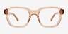 Birch Crystal Brown AcetateEyeglass Frames from EyeBuyDirect, Front View