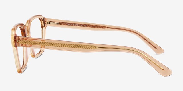 Birch Crystal Brown AcetateEyeglass Frames from EyeBuyDirect, Side View