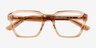 Birch Crystal Brown AcetateEyeglass Frames from EyeBuyDirect, Closed View