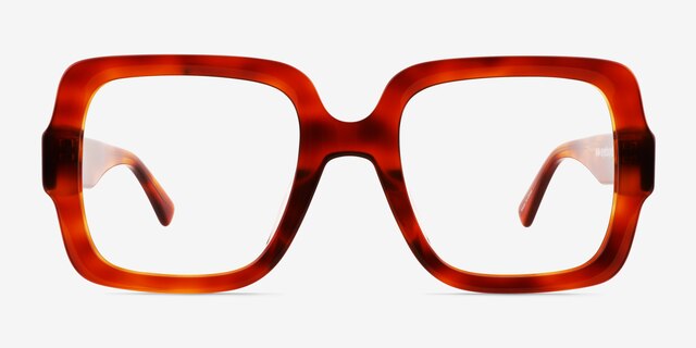Koru Tortoise AcetateEyeglass Frames from EyeBuyDirect, Front View