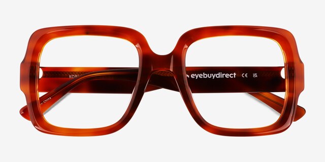 Koru Tortoise AcetateEyeglass Frames from EyeBuyDirect, Closed View