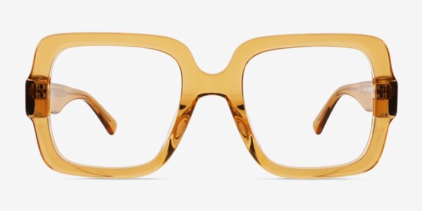 Koru Crystal Brown Acetate Eyeglass Frames