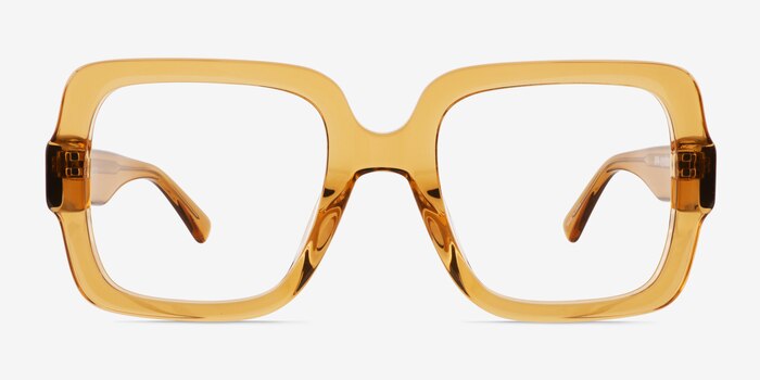 Koru Crystal Brown Acétate Montures de lunettes de vue d'EyeBuyDirect