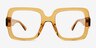 Koru Crystal Brown AcetateEyeglass Frames from EyeBuyDirect, Front View