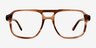 Clay Crystal Brown AcetateEyeglass Frames from EyeBuyDirect, Front View