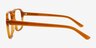 Clay Crystal Yellow AcétateMontures de lunettes de vue d'EyeBuyDirect, Vue de Côté