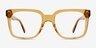 Linden Crystal Brown AcetateEyeglass Frames from EyeBuyDirect, Front View