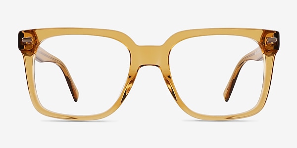 Linden Crystal Brown Acetate Eyeglass Frames