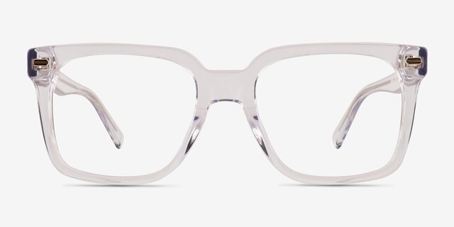Linden Clear AcetateEyeglass Frames from EyeBuyDirect, Front View