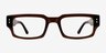 Bryn Crystal Brown AcetateEyeglass Frames from EyeBuyDirect, Front View