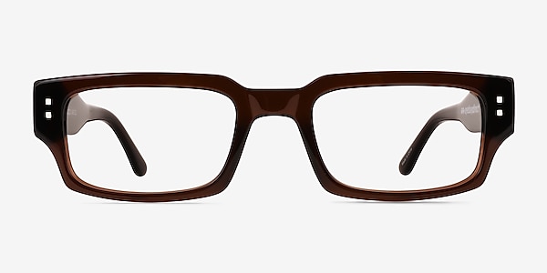 Bryn Crystal Brown Acetate Eyeglass Frames
