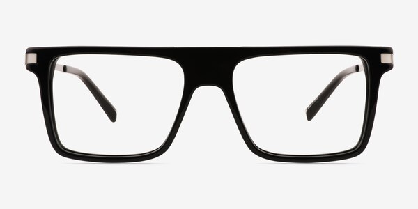 Motus Shiny Black Acetate Eyeglass Frames