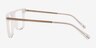 Motus Frosted Clear AcetateEyeglass Frames from EyeBuyDirect, Side View
