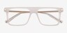 Motus Frosted Clear AcetateEyeglass Frames from EyeBuyDirect, Closed View