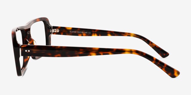 Elapso Brown Tortoise AcetateEyeglass Frames from EyeBuyDirect, Side View