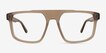 Tempus Frosted Gray AcetateEyeglass Frames from EyeBuyDirect, Front View