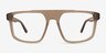 Tempus Frosted Gray AcetateEyeglass Frames from EyeBuyDirect, Front View