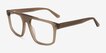 Tempus Frosted Gray AcetateEyeglass Frames from EyeBuyDirect, Angle View