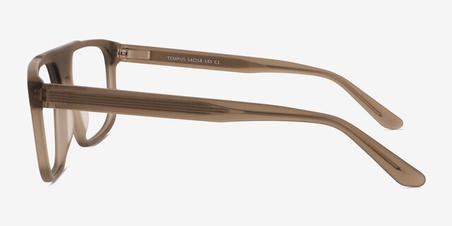 Tempus Frosted Gray AcetateEyeglass Frames from EyeBuyDirect, Side View