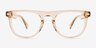 Chrono Crystal Nude AcetateEyeglass Frames from EyeBuyDirect, Front View