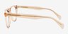 Chrono Crystal Nude AcetateEyeglass Frames from EyeBuyDirect, Side View