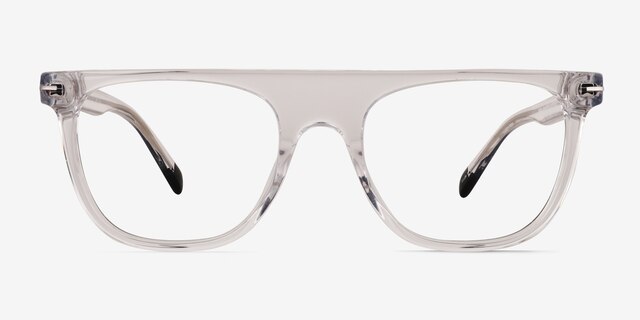 Mentis Clear AcetateEyeglass Frames from EyeBuyDirect, Front View