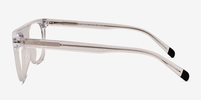 Mentis Clear AcetateEyeglass Frames from EyeBuyDirect, Side View