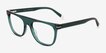 Mentis Crystal Blue AcetateEyeglass Frames from EyeBuyDirect, Angle View