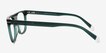 Mentis Crystal Blue AcetateEyeglass Frames from EyeBuyDirect, Side View