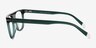 Mentis Crystal Blue AcetateEyeglass Frames from EyeBuyDirect, Side View