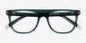 Mentis Crystal Blue AcetateEyeglass Frames from EyeBuyDirect, Closed View