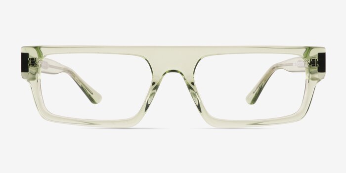 Mox Crystal Olive Green Acetate Eyeglass Frames from EyeBuyDirect