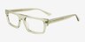 Mox Crystal Olive Green AcetateEyeglass Frames from EyeBuyDirect, Angle View