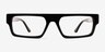 Mox Black AcetateEyeglass Frames from EyeBuyDirect, Front View