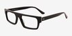 Mox Black AcetateEyeglass Frames from EyeBuyDirect, Angle View