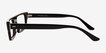 Mox Black AcetateEyeglass Frames from EyeBuyDirect, Side View