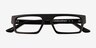 Mox Black AcetateEyeglass Frames from EyeBuyDirect, Closed View