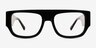 Vision Black AcetateEyeglass Frames from EyeBuyDirect, Front View