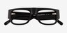 Vision Black AcetateEyeglass Frames from EyeBuyDirect, Closed View