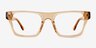 Veritas Yellow AcetateEyeglass Frames from EyeBuyDirect, Front View