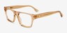 Veritas Yellow AcetateEyeglass Frames from EyeBuyDirect, Angle View