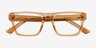 Veritas Yellow AcetateEyeglass Frames from EyeBuyDirect, Closed View