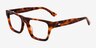 Veritas Tortoise AcetateEyeglass Frames from EyeBuyDirect, Angle View
