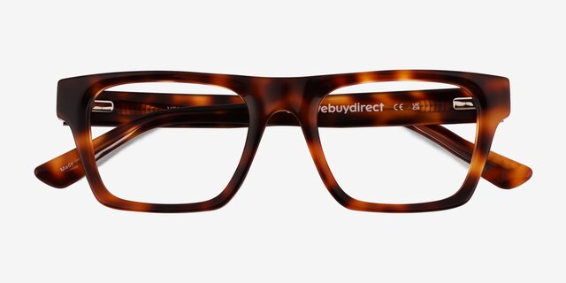 Veritas Tortoise AcetateEyeglass Frames from EyeBuyDirect, Closed View