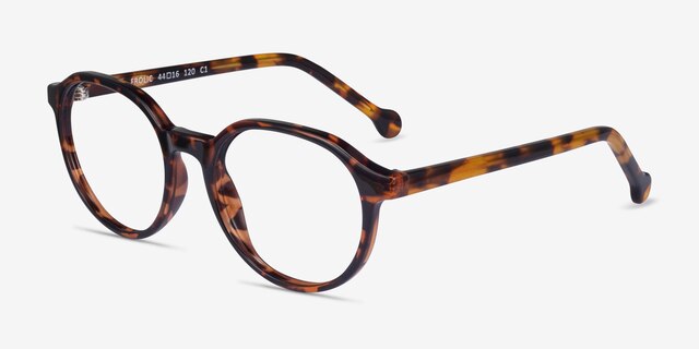 Frolic Tortoise PlasticEyeglass Frames from EyeBuyDirect, Angle View