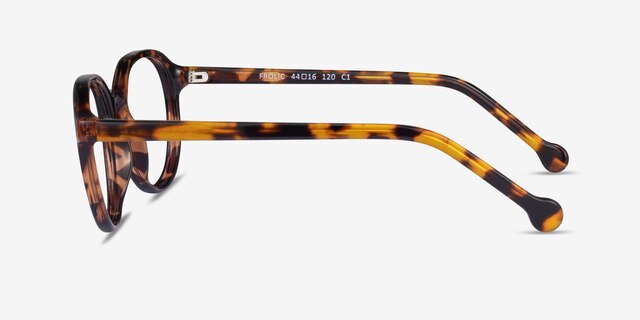 Frolic Tortoise PlasticEyeglass Frames from EyeBuyDirect, Side View