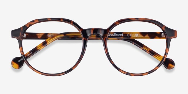 Frolic Tortoise PlasticEyeglass Frames from EyeBuyDirect, Closed View