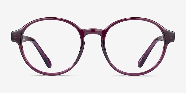 Eureka Purple Plastic Eyeglass Frames