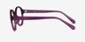 Eureka Purple PlasticEyeglass Frames from EyeBuyDirect, Side View