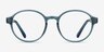 Eureka Blue PlasticEyeglass Frames from EyeBuyDirect, Front View